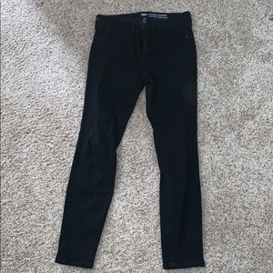 size 4 gap black jeans